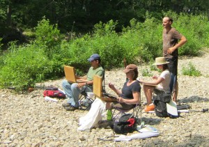 Erik kKeppel talking about the landscape