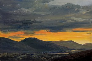 Artist Seat_oil on panel_6x9in