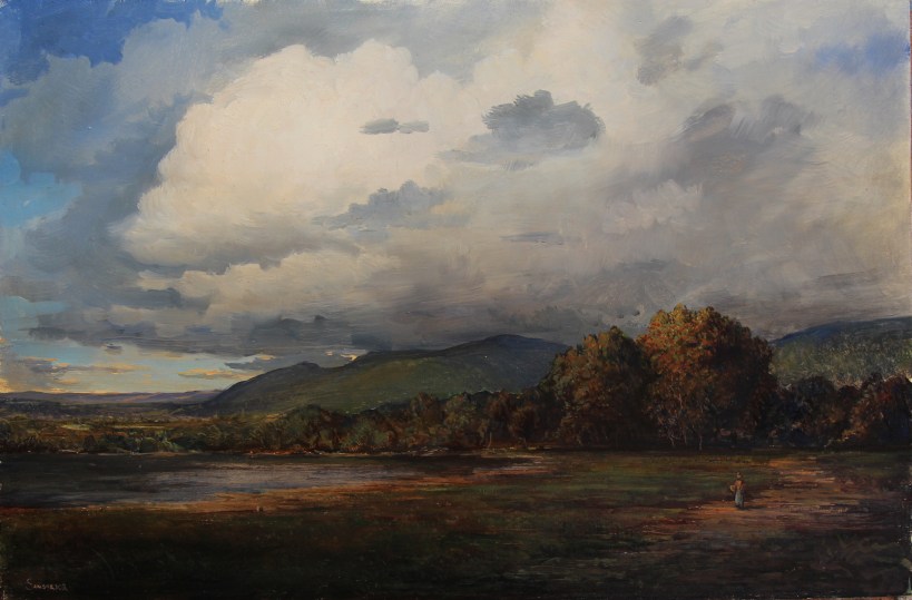 LaurenSansaricq_Clouds Passing at Sunset_Lauren Sansaricq_12x18in