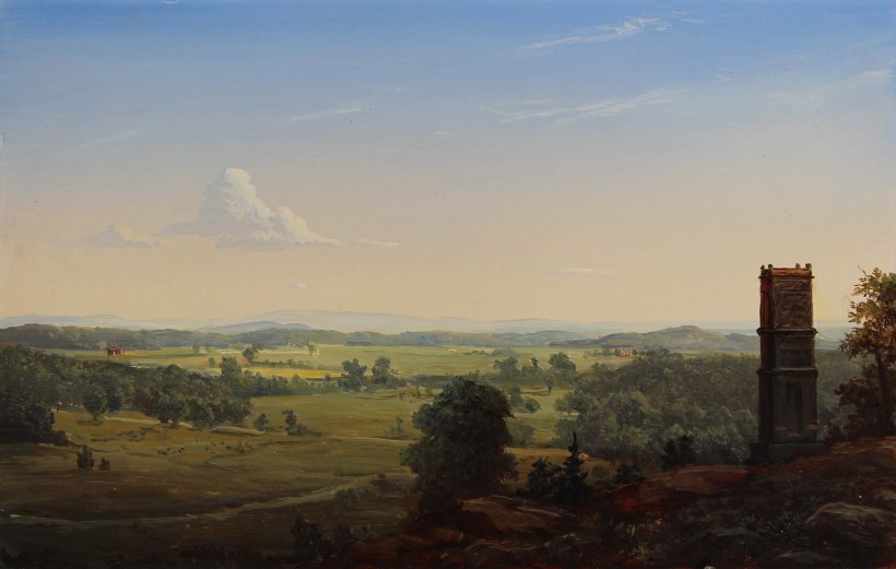 LaurenSansaricq_View from Little Round Top in Gettysburg PA_ Lauren Sansaricq_WEB_9x14in