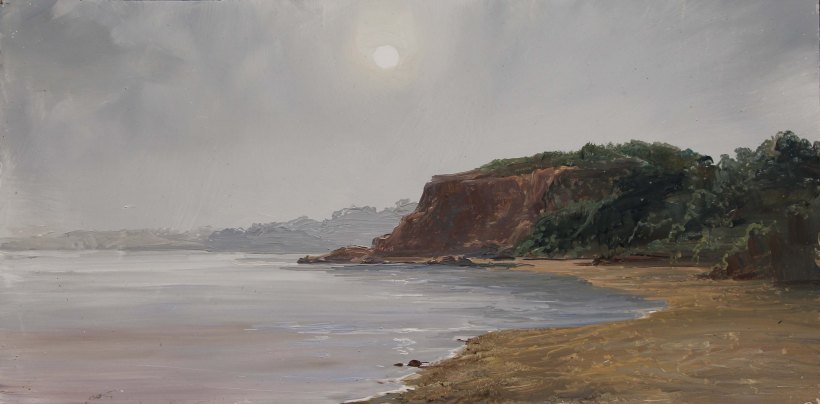 Mist Rising at Halfmoon Bay_6 x 12in. WEB